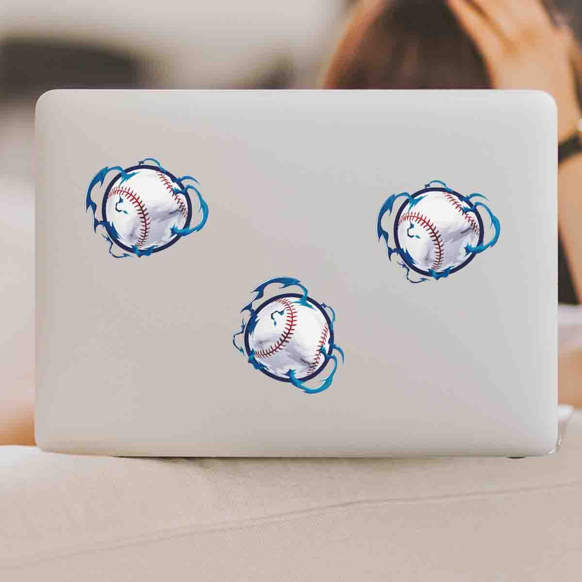 Baseball Decals for Laptop Water Bottle Scrapbook for Baseball Lovers and Fans Sticker - ST10 6