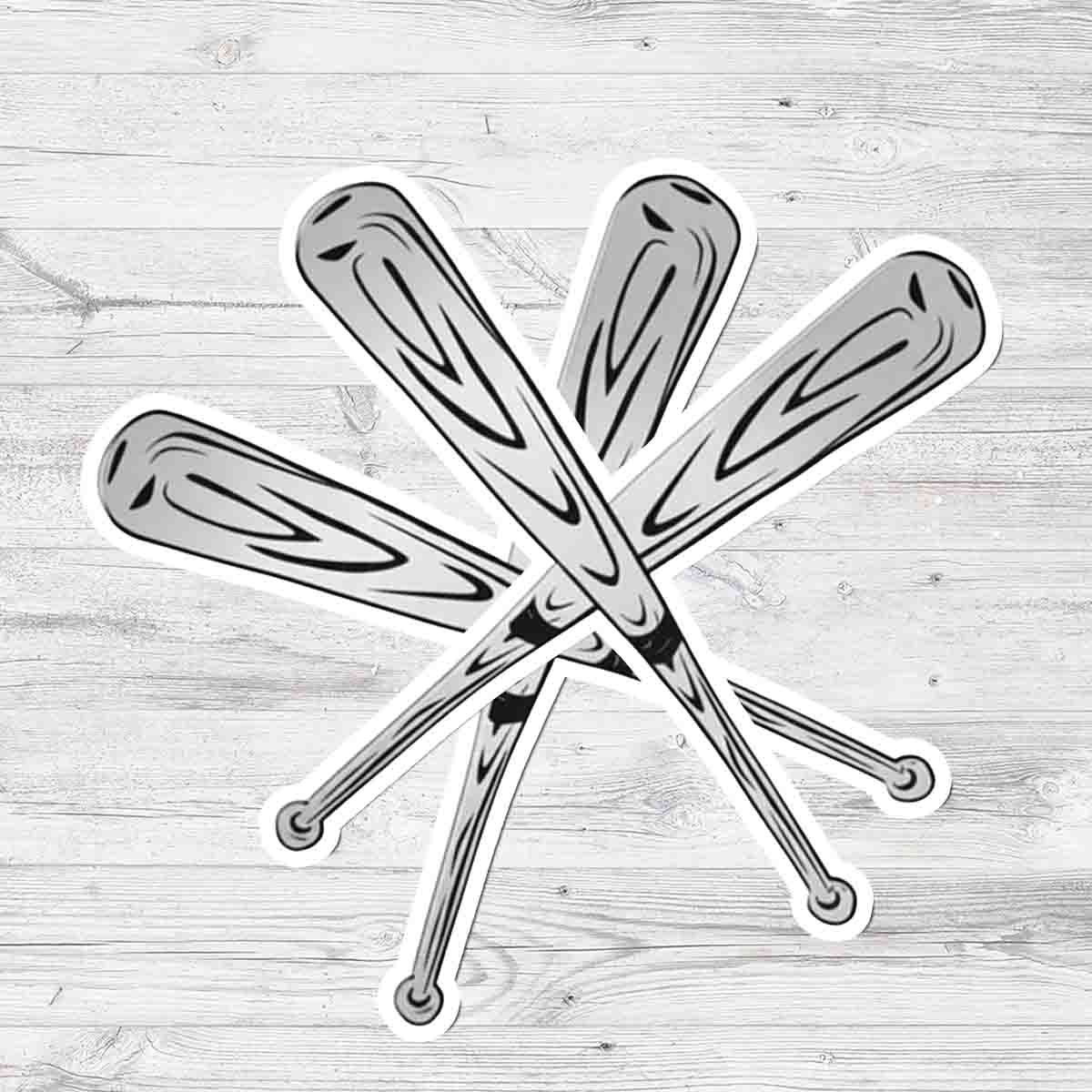 Baseball Decals for Laptop Water Bottle Scrapbook for Baseball Lovers and Fans Sticker - ST11 3