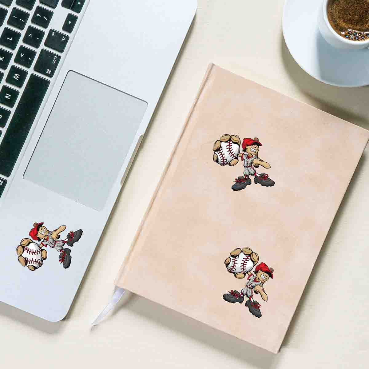 Baseball Decals for Laptop Water Bottle Scrapbook for Baseball Lovers and Fans Sticker - ST01