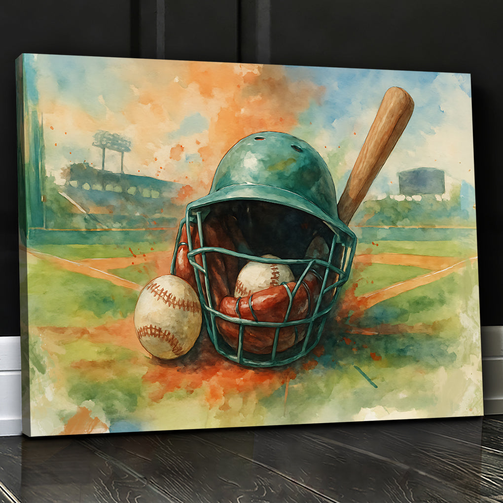 Graffiti Motivational Baseball Sports Canvas Wall Art Poster 4
