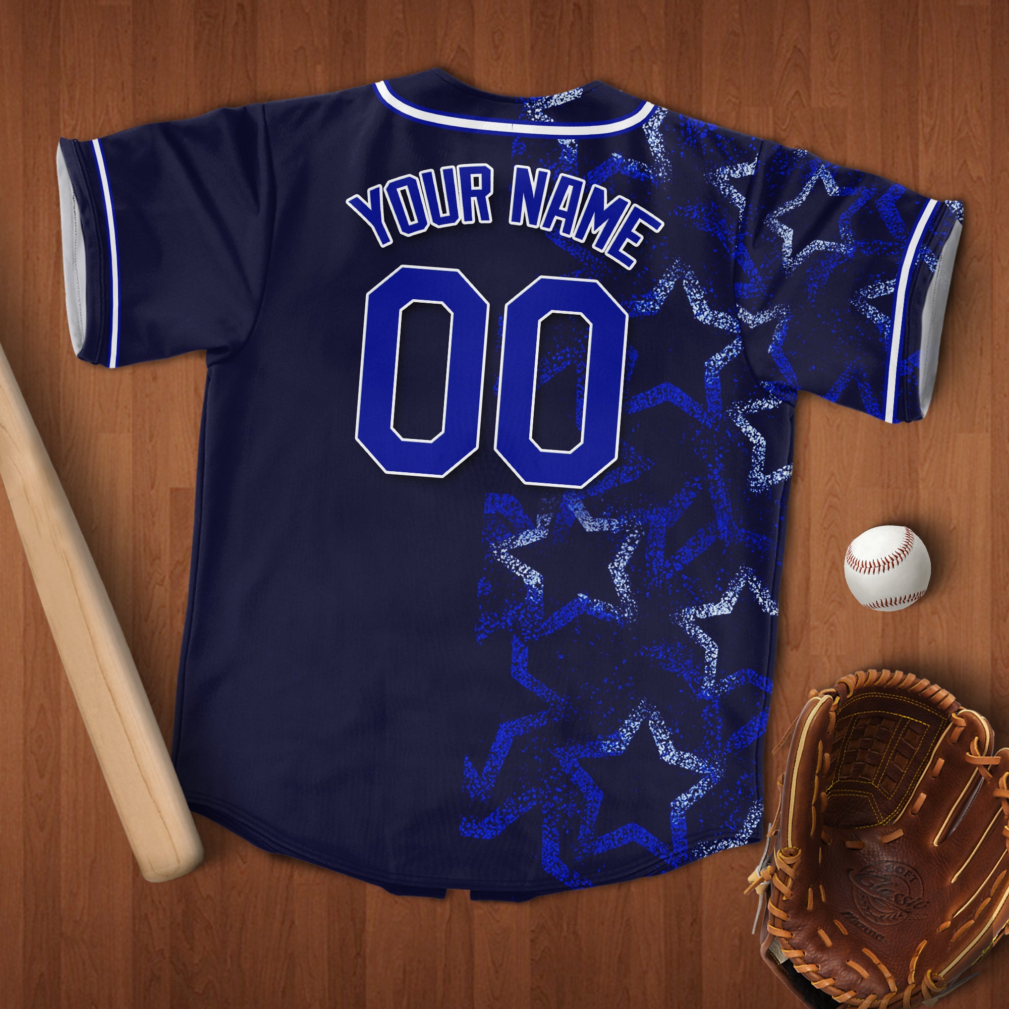 Custom Team Name Number Logo Baseball Jersey 5