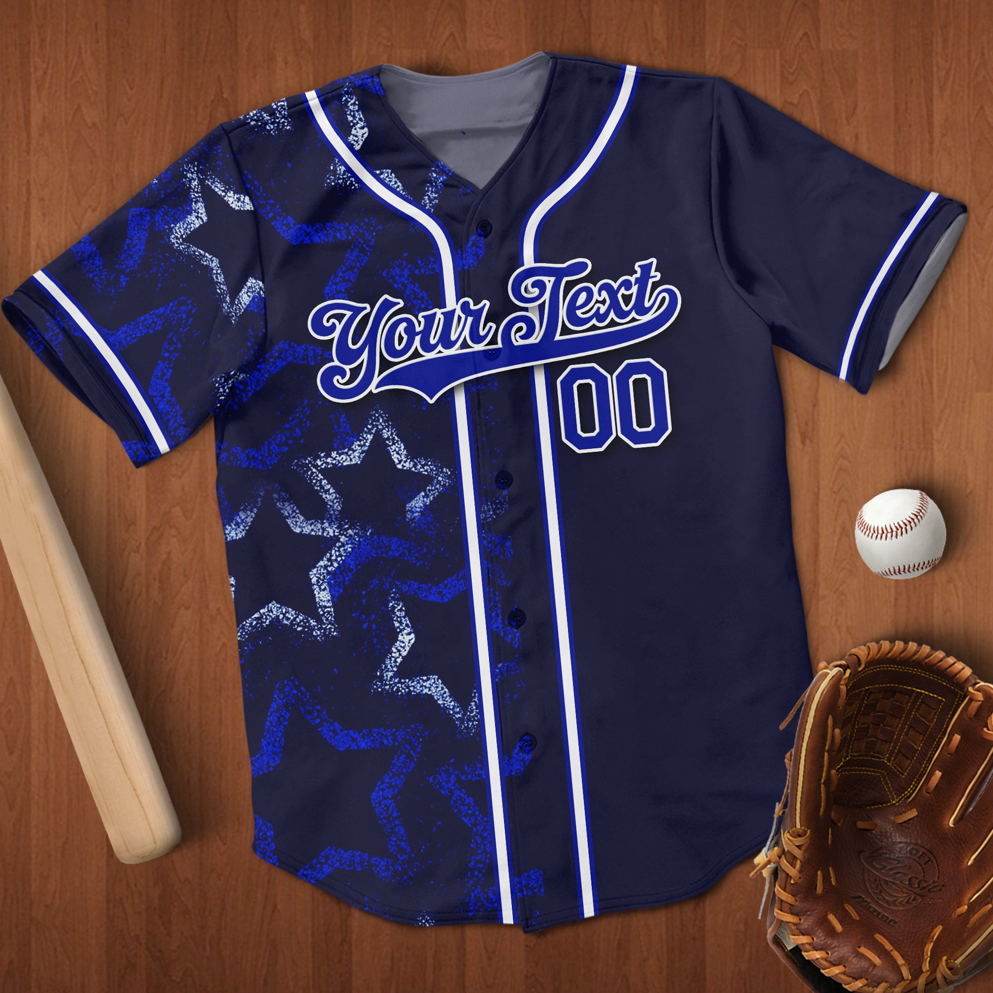 Custom Team Name Number Logo Baseball Jersey 6