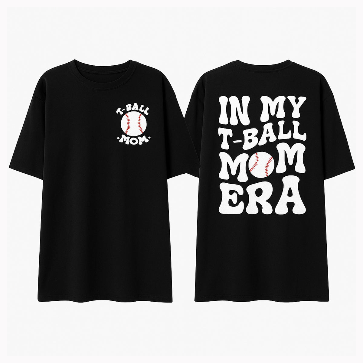 Baseball Mom Shirt Women In My Baseball Mom Era Shirt Graphic Tees Baseball Short Sleeve T-Shirt - TS03