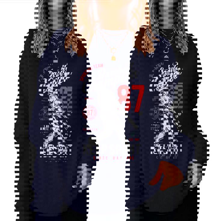 Vintage Retro Baseball Custom Fan Sweatshirt 4